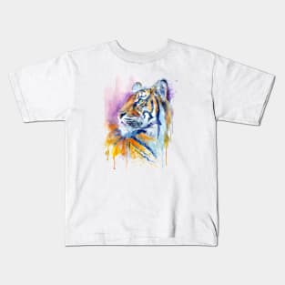 Young Tiger Portrait Kids T-Shirt